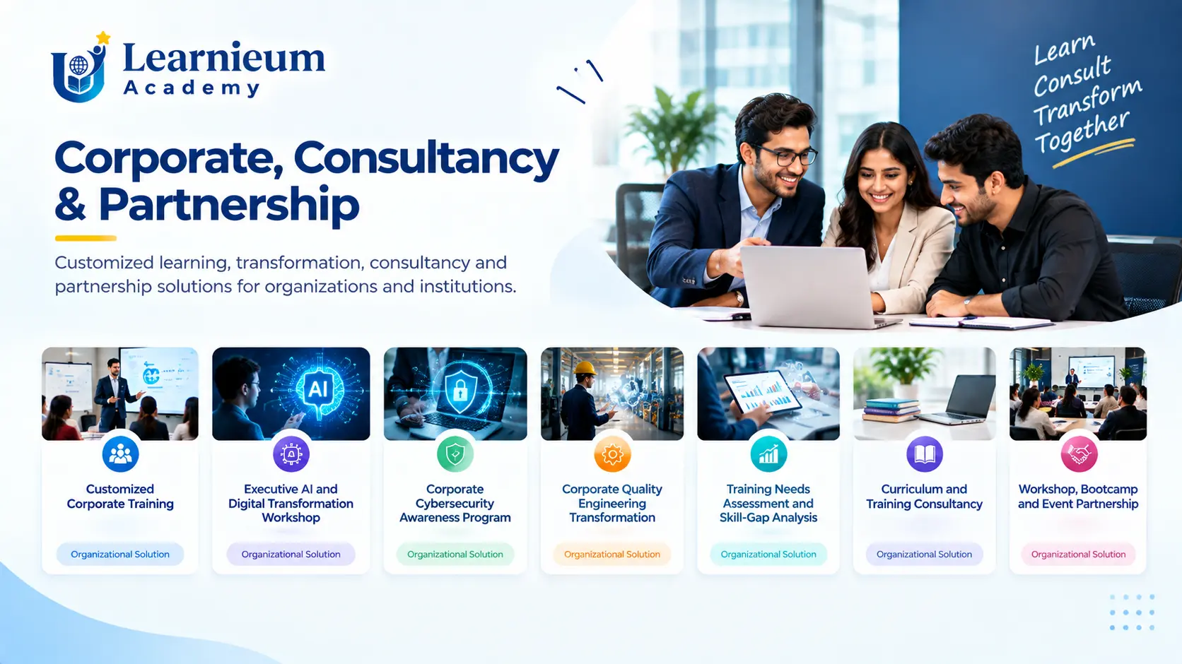 Corporate, Consultancy & Partnership