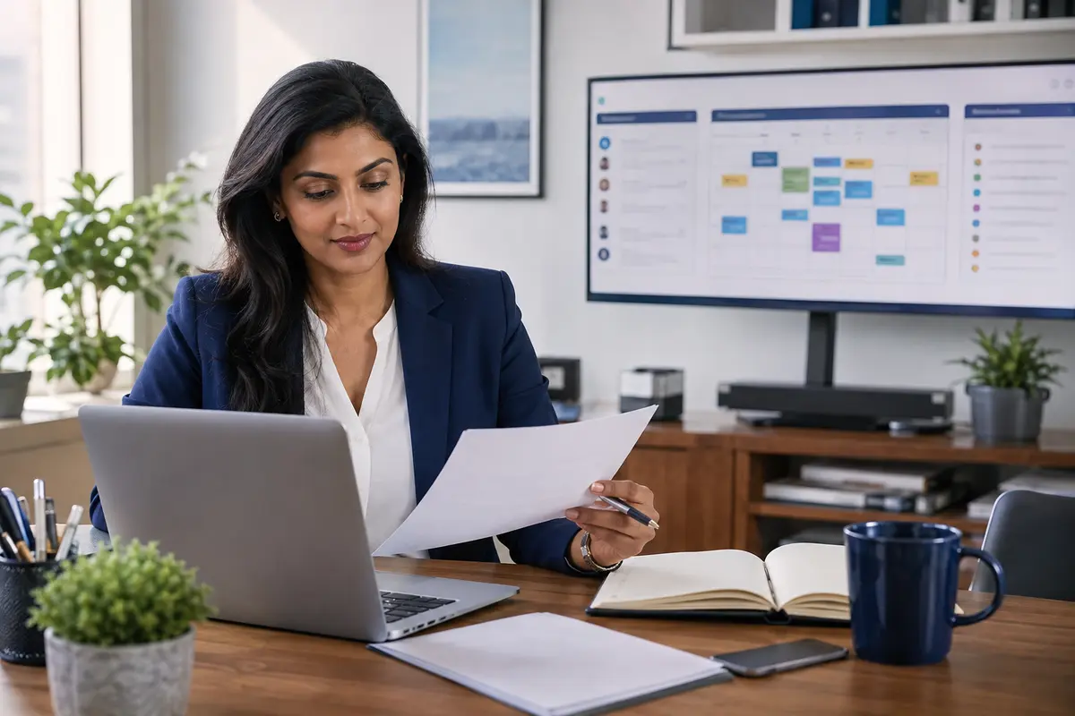 Administrative professionals using AI for documents, meetings, scheduling and office workflows