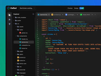 Developer integrating AI capabilities into a software application using a modern code editor